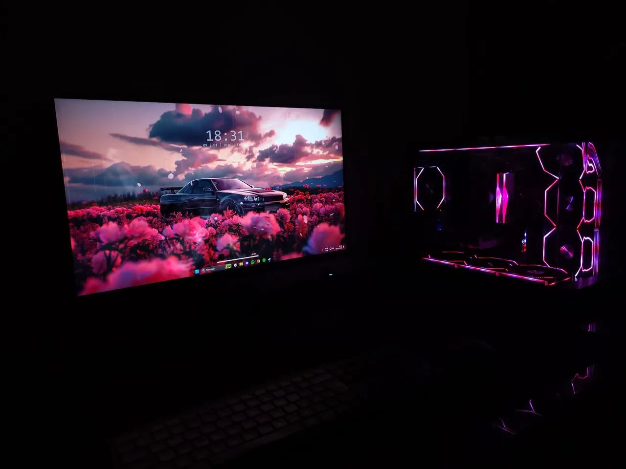 Pc gamer completo Ryzen 5500 + 16gb de ram e Rtx 5060 8bg - Foto 5