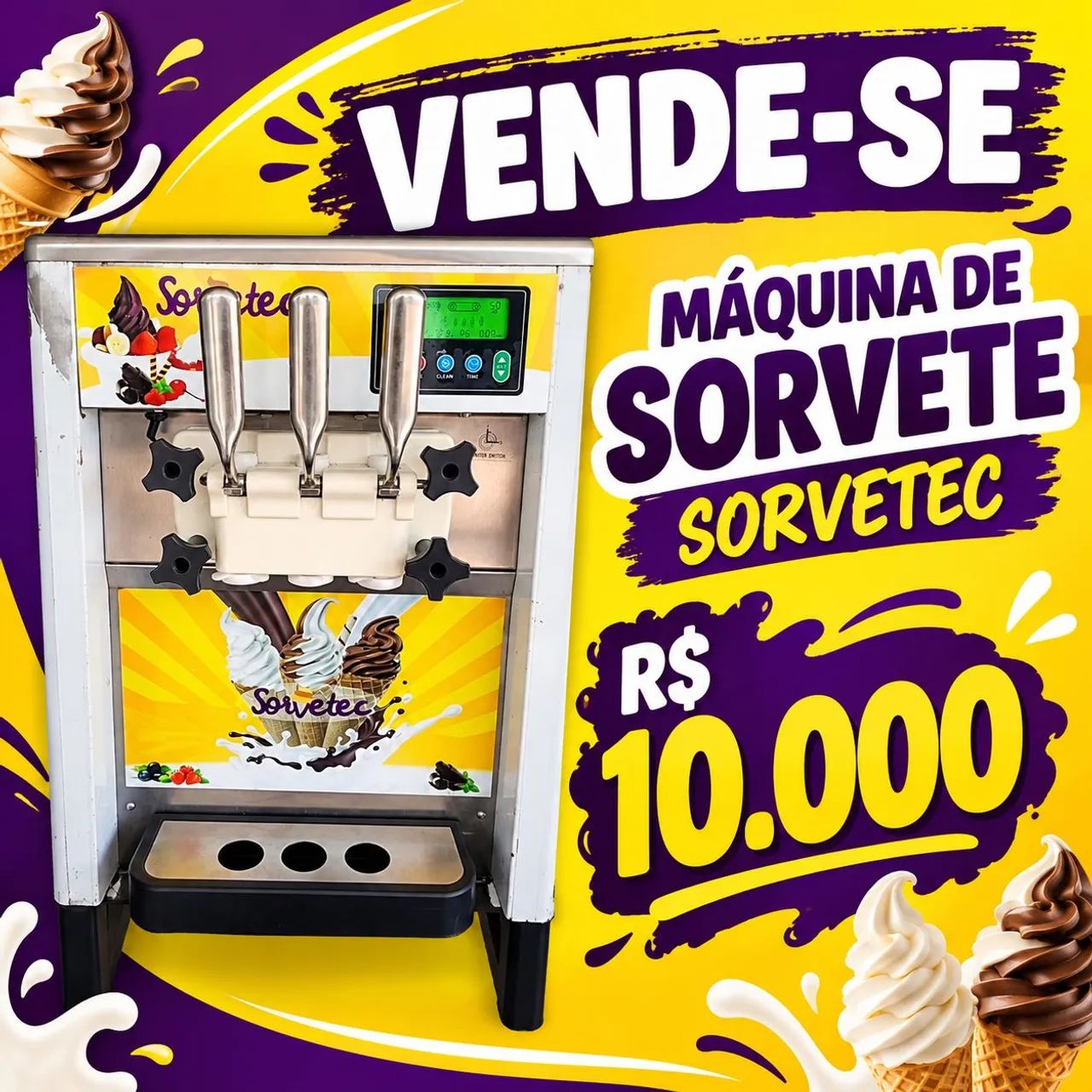 Máquina de sorvete expresso  - Foto 2