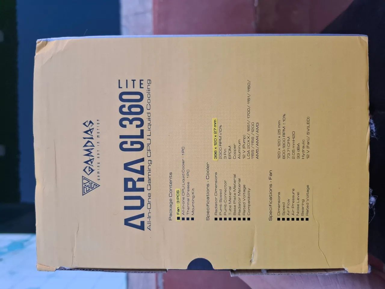 Watercooler Gamdias AuraGL360 lite - Foto 4