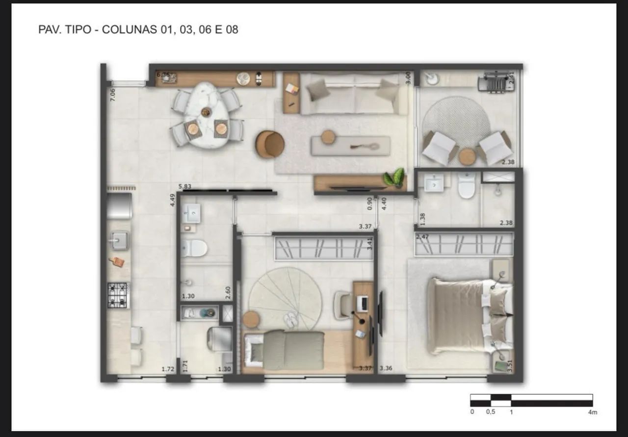 Apartamentos no Granja Brasil - Foto 5