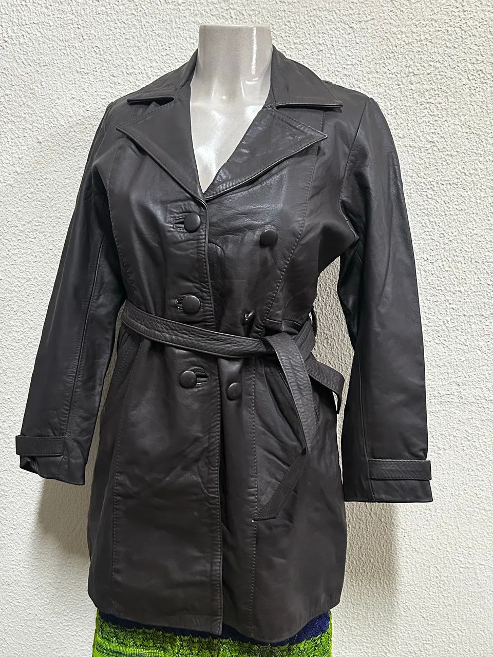 PARKA EM COURO  ELLUS TAM.M - Foto 4
