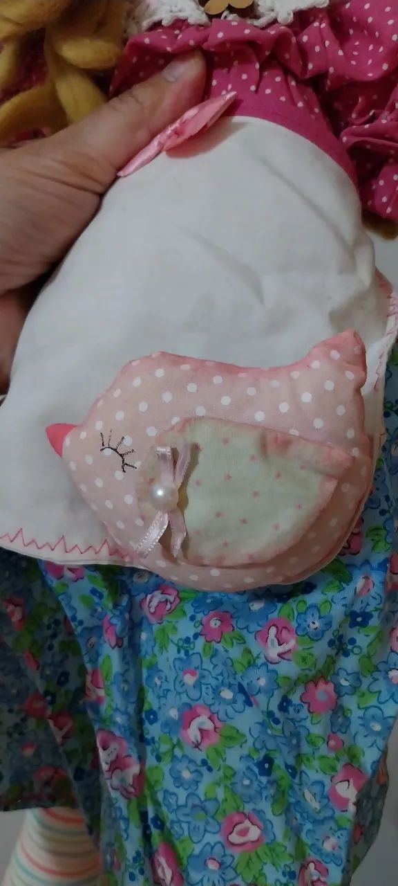 Boneca de pano artesanal - Foto 5