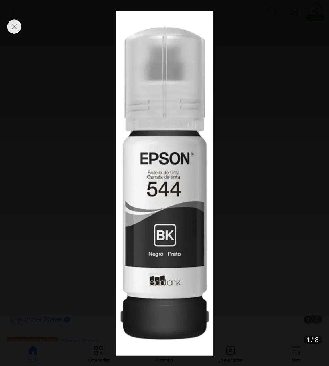Tinta Epson 544 Original Ecotank - Foto 2