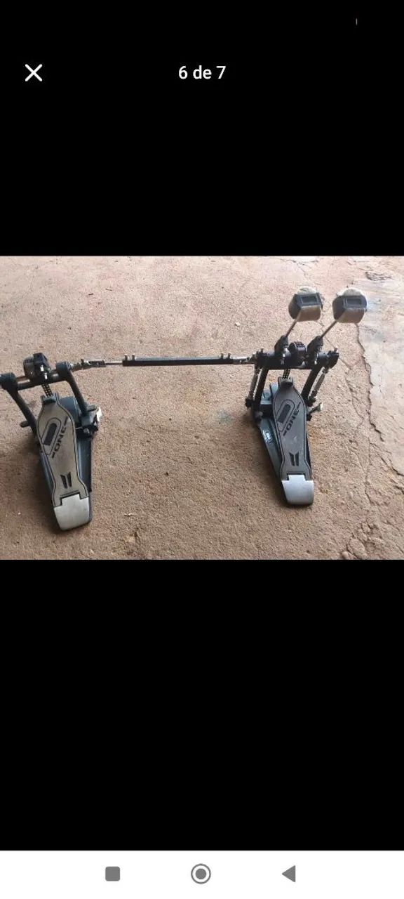 Pedal Duplo bateria 