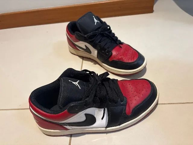 Tenis jordan 1 low bred toe original