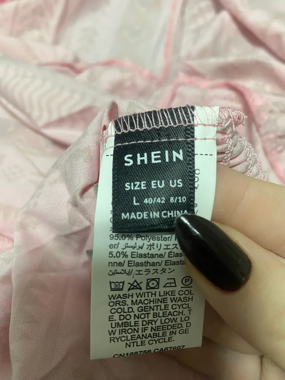 Vestido Longo Rosa Estampado Shein G - Foto 4