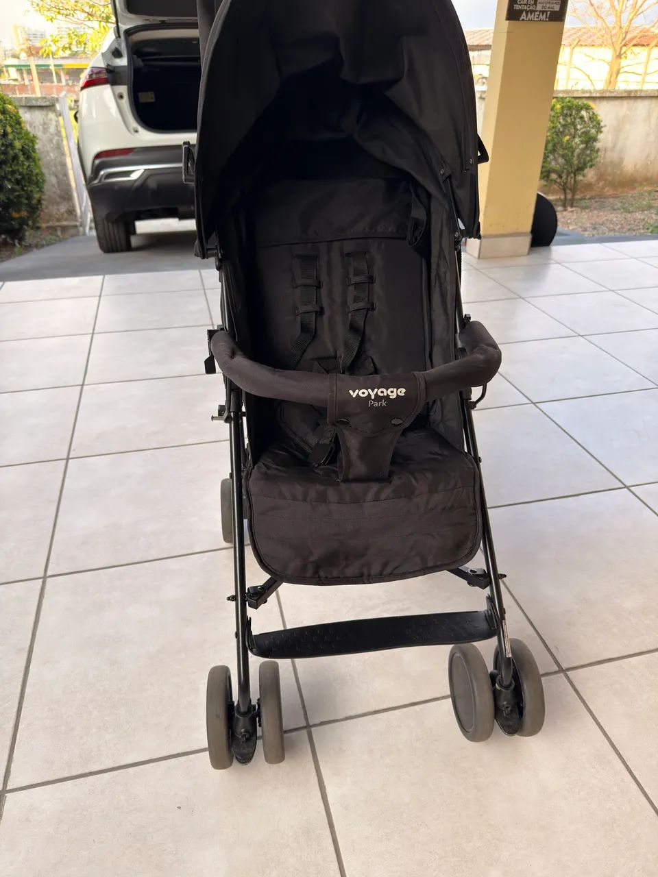 Carrinho de Bebê Voyage Park Preto - Foto 2