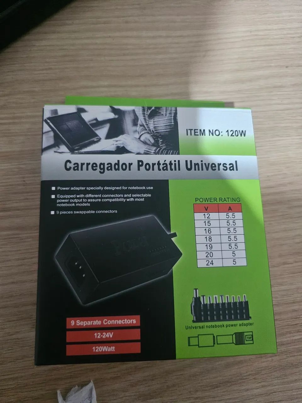Carregador Portátil Universal Notebook - Foto 2
