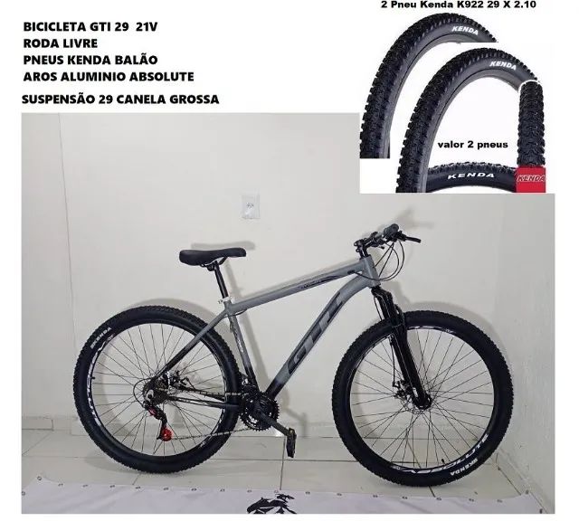 Bicicleta 29 Quadro gti Gta. nova