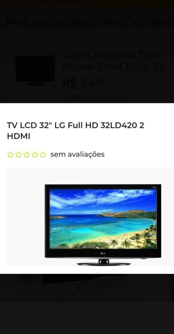 TV 32" LG Full HD + Chromecast (Sua Smart TV!) - Foto 4