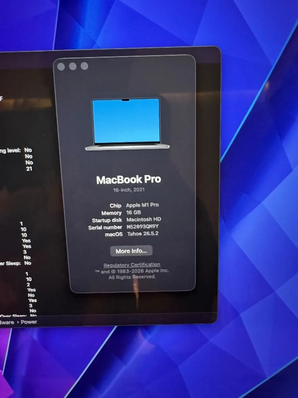 MacBook Pro M1 Pro 16 polegadas - Foto 3