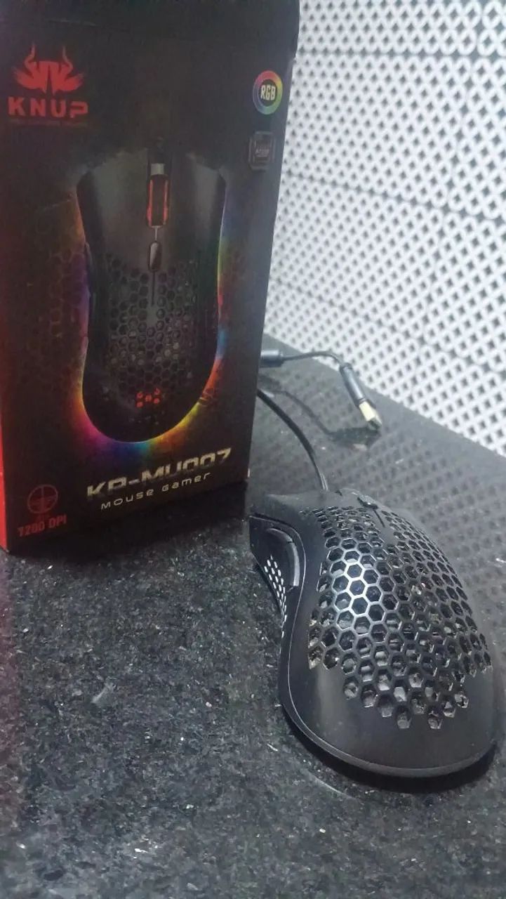 Mouse gamer knup mu007