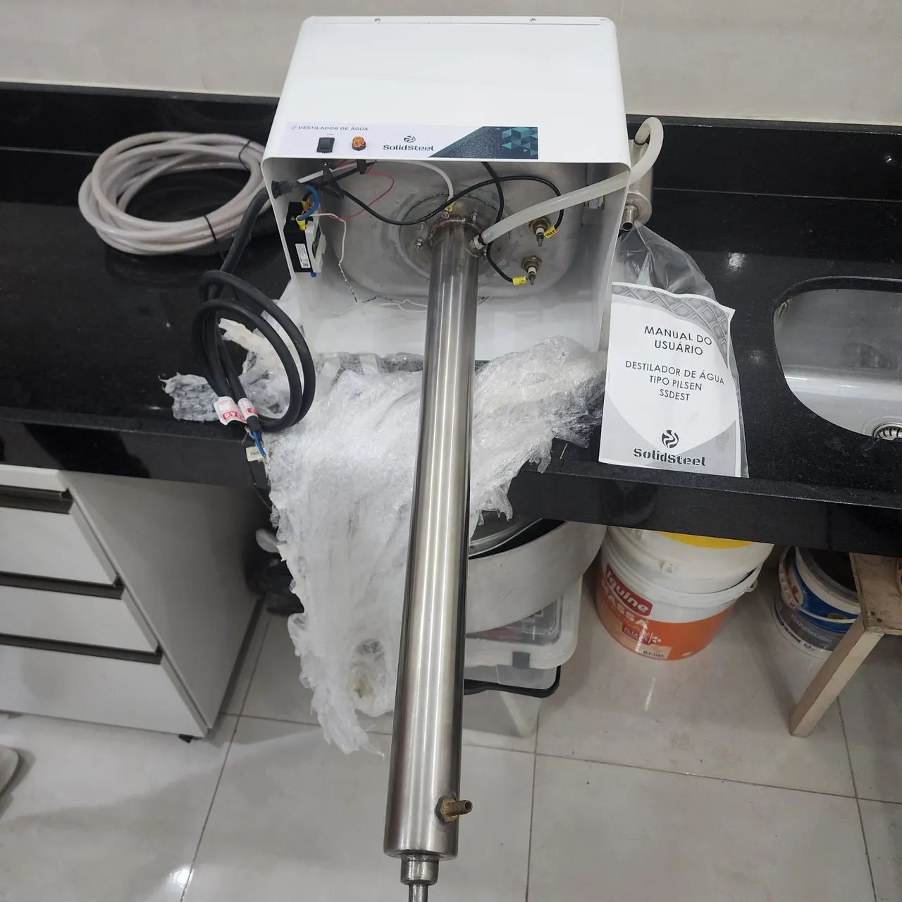 DESTILADORA TIPO PILSEN SOLIDSTEEL 10L - Foto 3