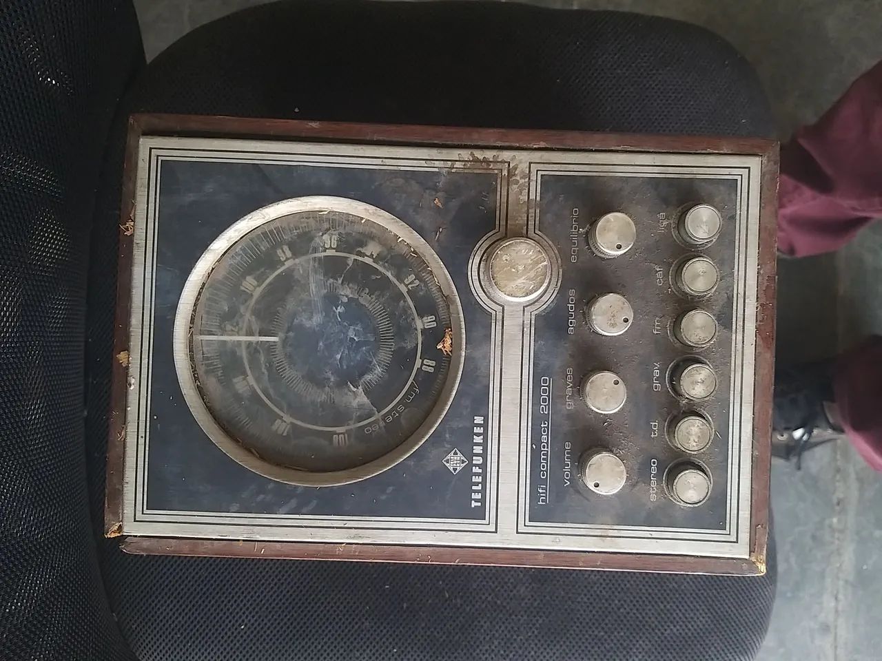 Rádio antigo não envio 
