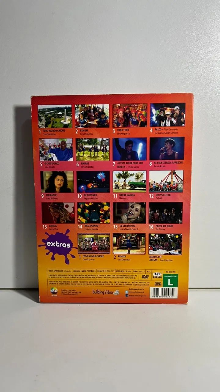 DVD - Chiquititas: Vídeo Hits Vol.2 + 2 Tatuagens - Foto 3