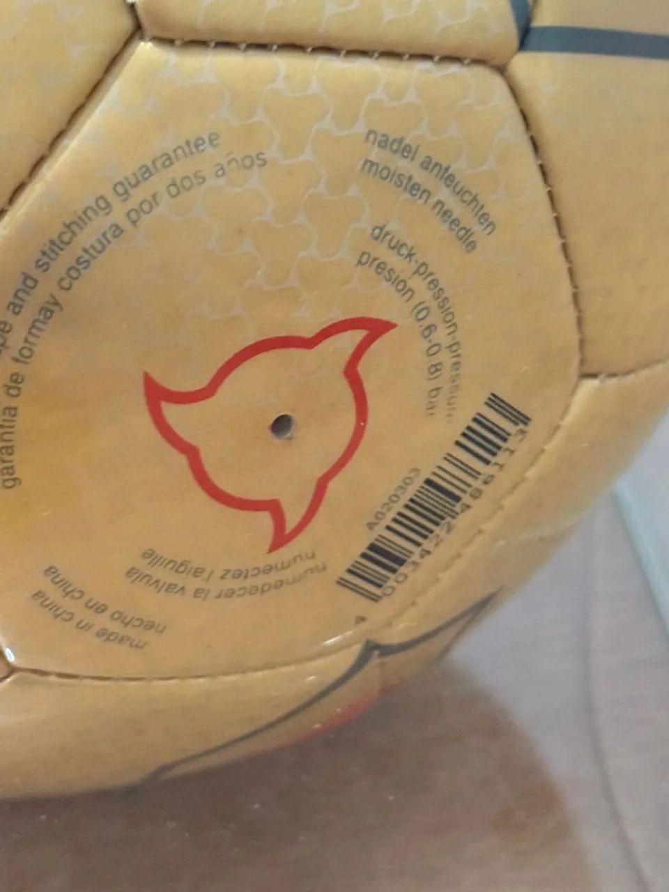 Bola copa do mundo FIFA 2002 fervenova tremor ms size 5 com ar