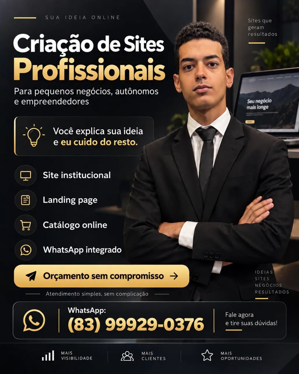 Criação de sites profissionais