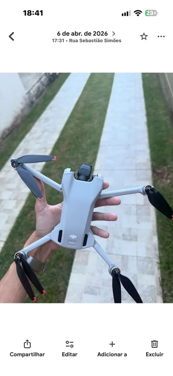 DRONE DJI MINI 3 STANDARD *LER DESCRIÇÃO* - Foto 3