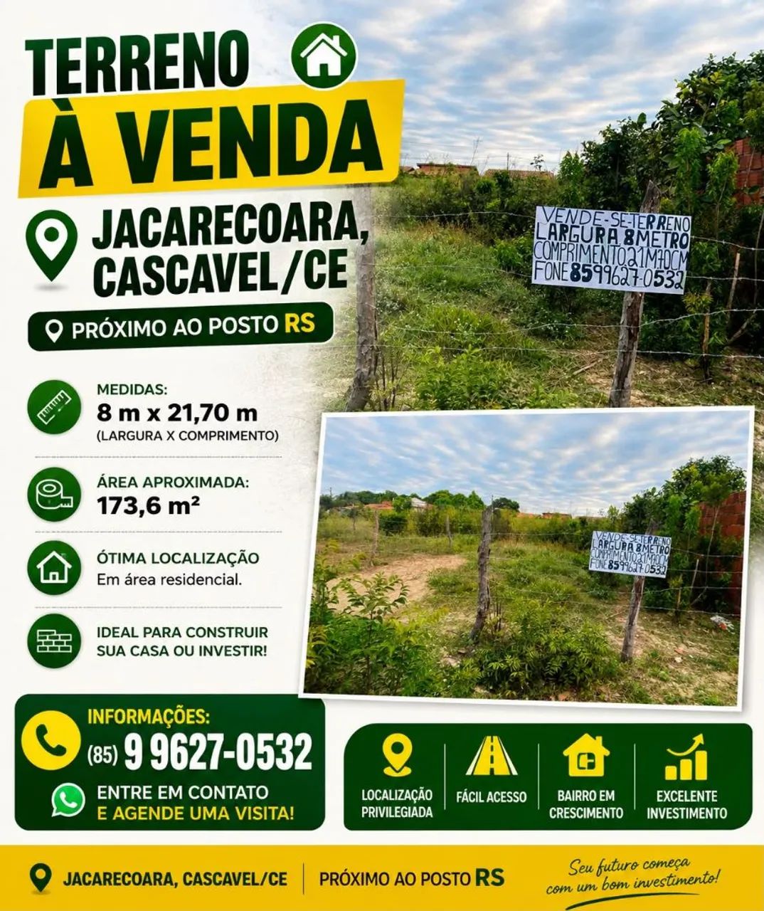Terreno na Jacarecoara CE