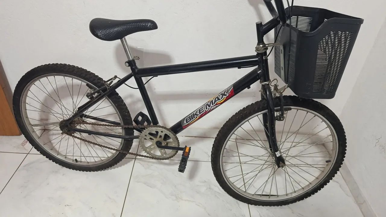 Bicicleta de criança aro 24 preta - Foto 3