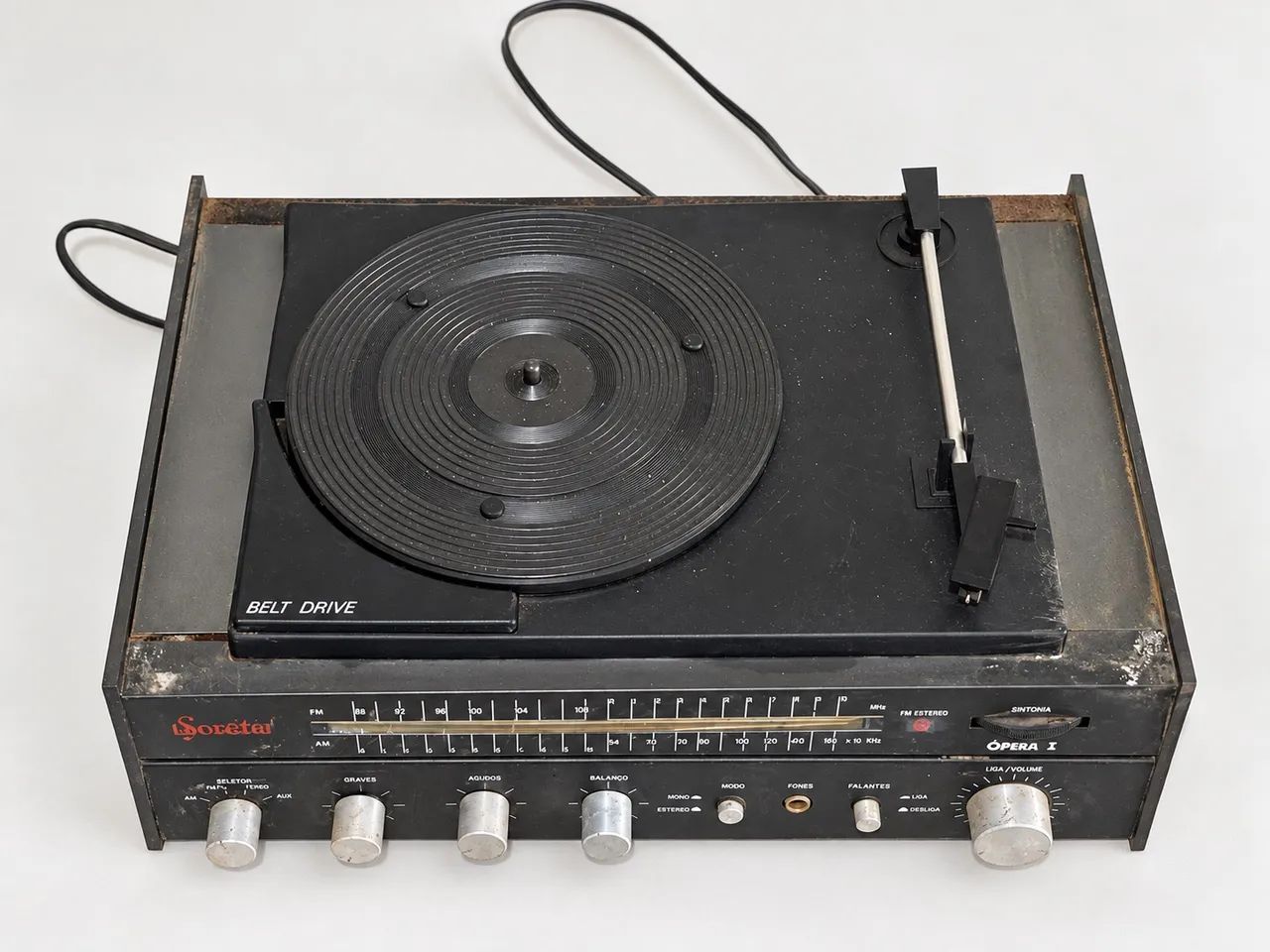 Vitrola Soreta Ópera I com Rádio e Toca-Discos - Foto 2
