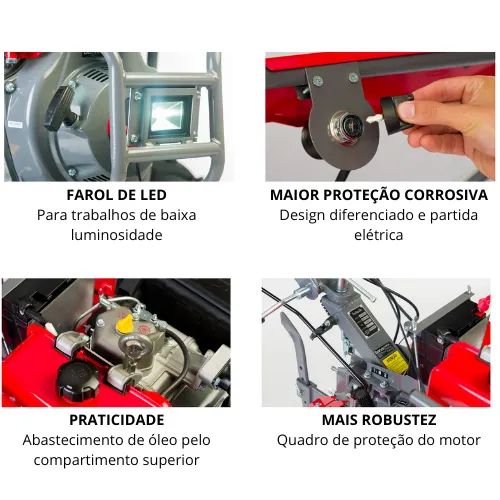 TRATORITO 6.5HP E 10.0 HP BRANCO - Foto 5