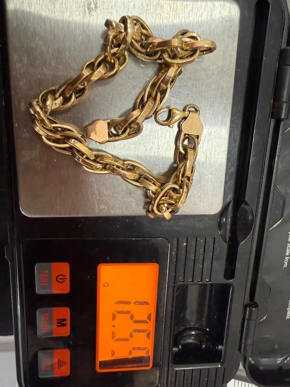 Pulseira de ouro 12.59g 18k procedência garantia eterna - Foto 2