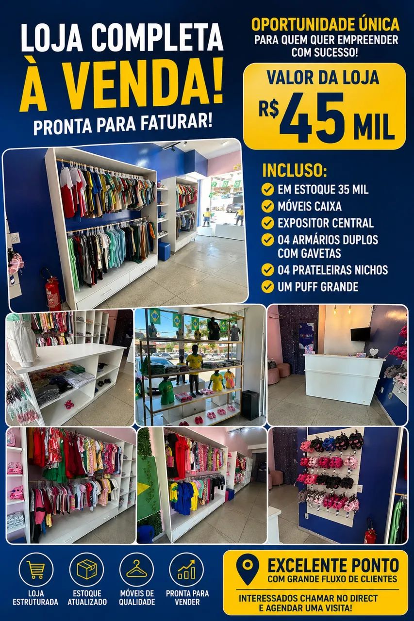 Vendo-se Loja de Roupa infantil  - Foto 2