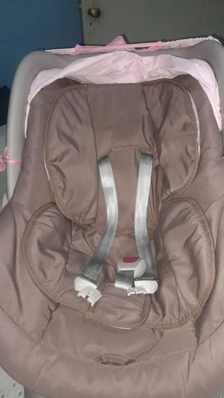 Bebê conforto com alta qualidade com uma base de encaixe . - Foto 4