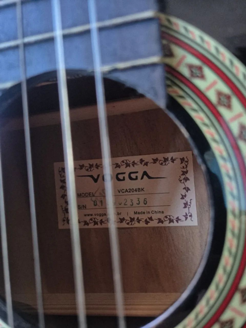 Violão Vogga (VCA204BK) com capa - Pouquíssimo uso - Foto 4