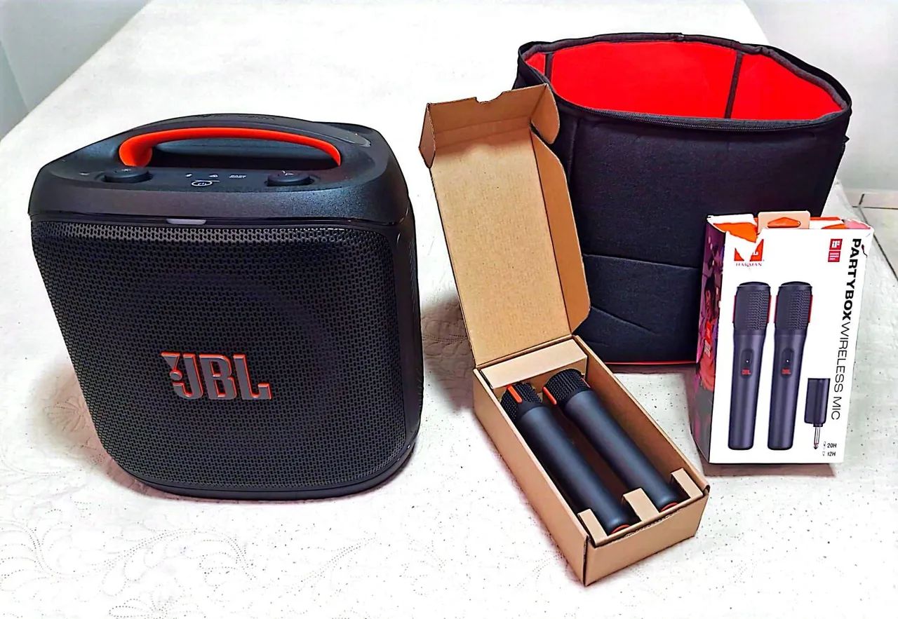 JBL, Caixa de Som, PartyBox Encore Essential 2 + Microfones + Bolsa  - Foto 3