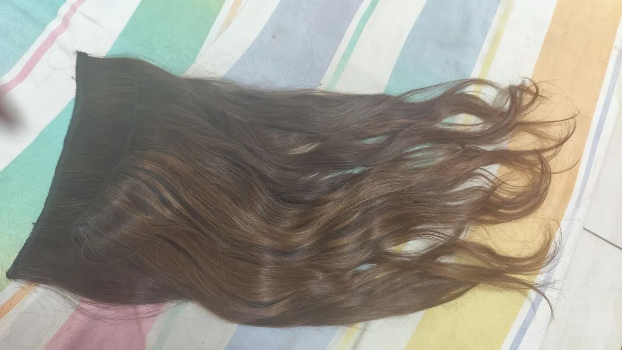 cabelo já com a faixa confcionada.  - Foto 2