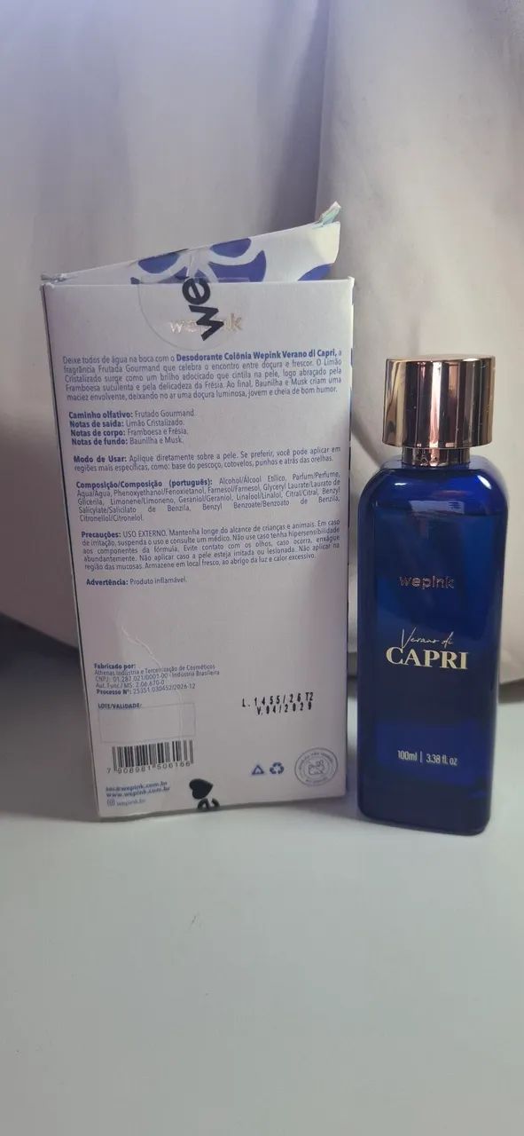 Perfume Wepink - Verano di Capri com Caixa Original - Foto 4