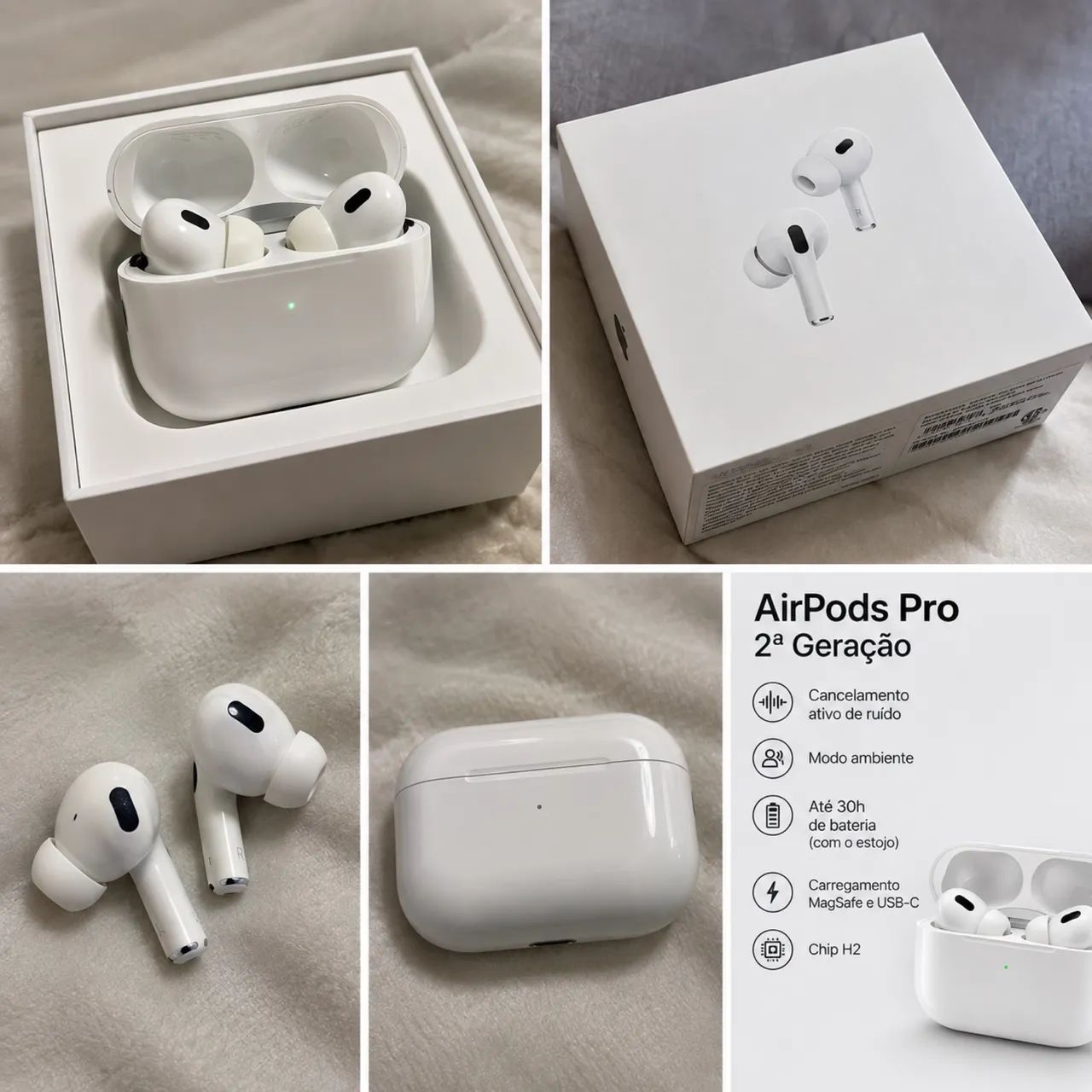 AirPods Pro 2ª Geração ? R$ 600 - Fones de Ouvido - Setor Bueno