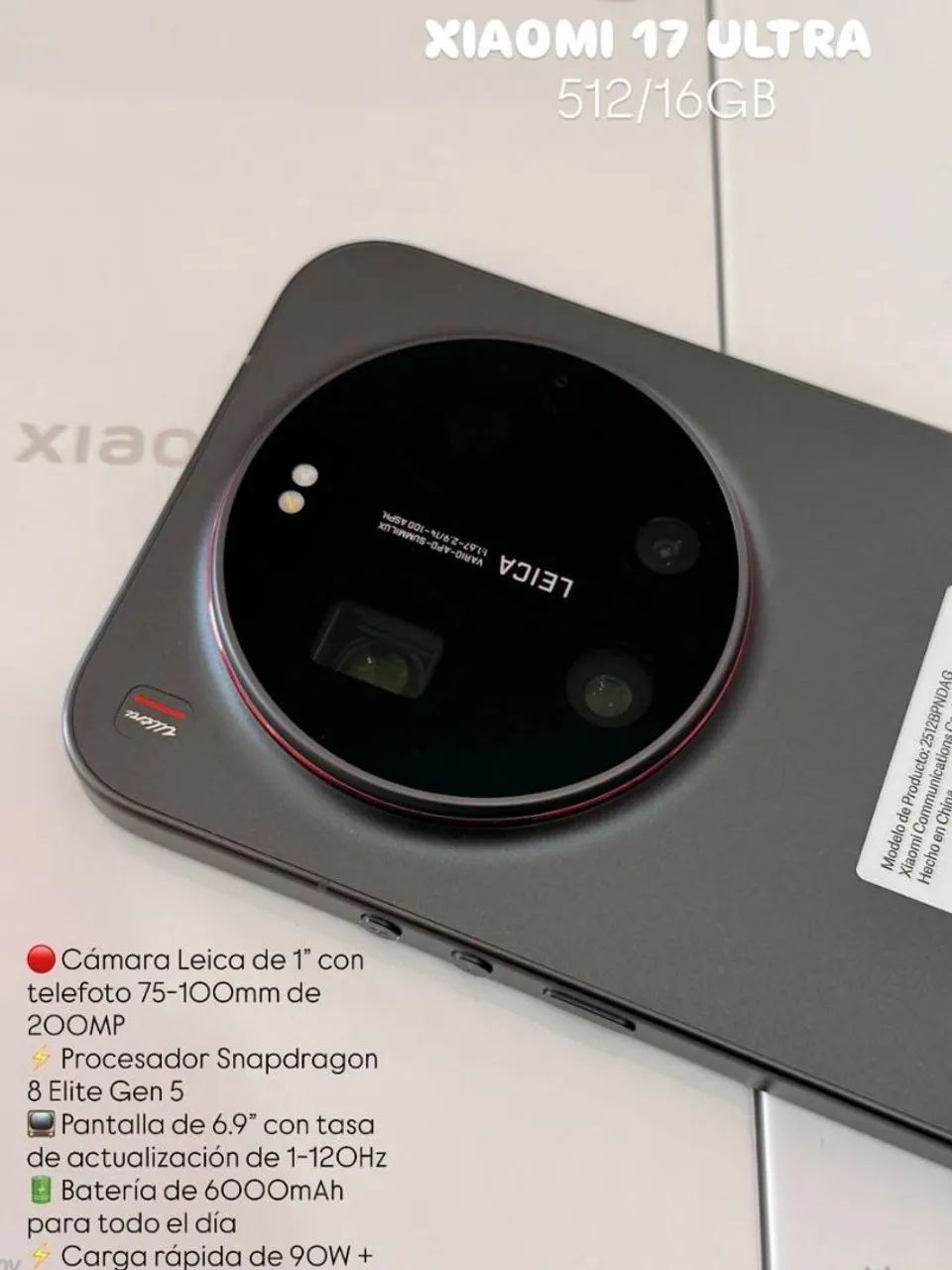 Xiaomi 17 ultra 512/32 top da xiaomi - Foto 4