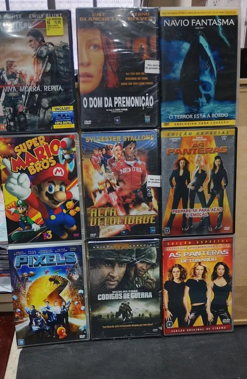 Lote com filmes dvd 