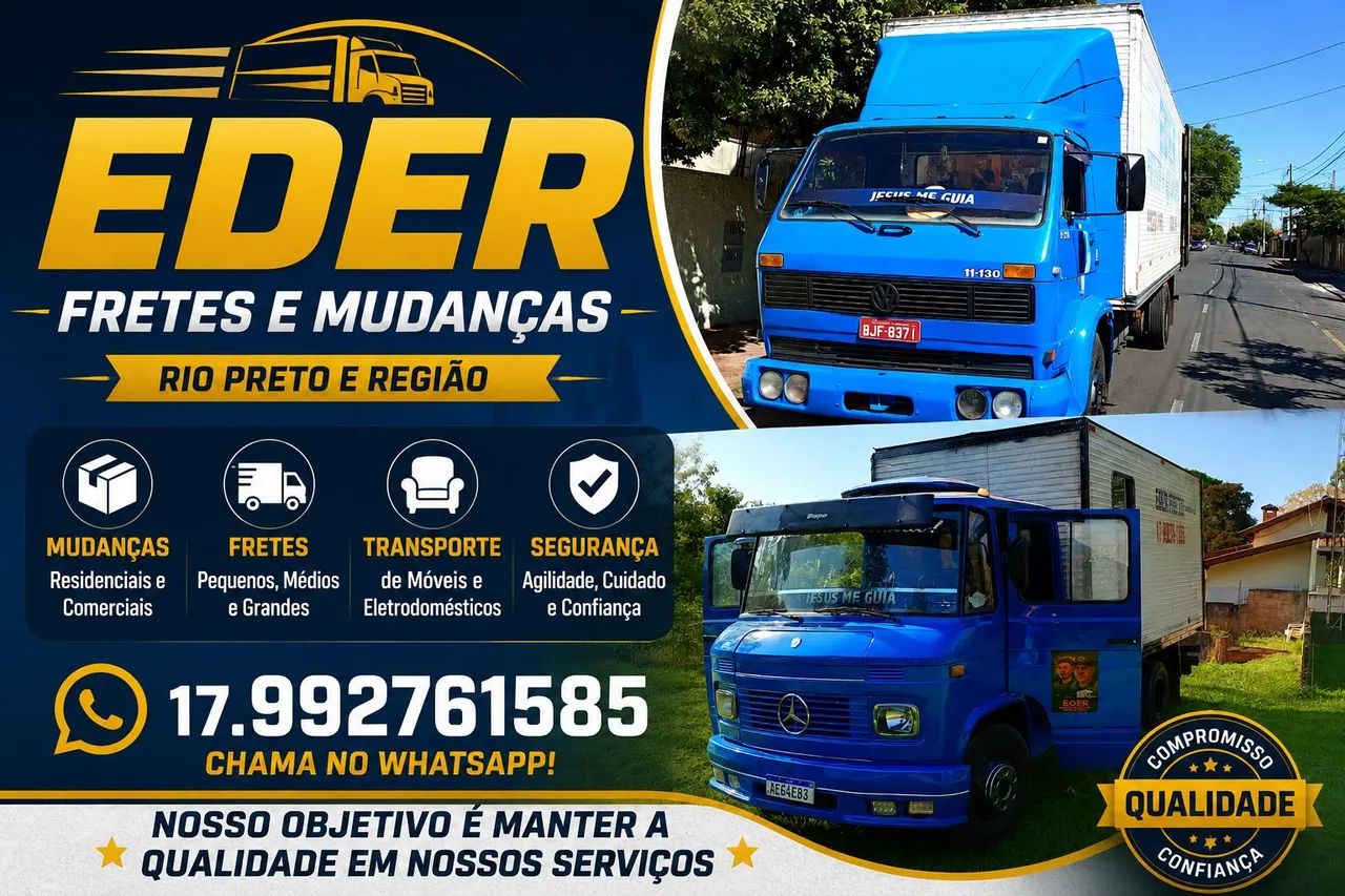 Fretes e mudanças todos os dias 