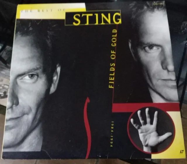 Laser Disc Sting - Fields Of Gold Best Of - Importado USA