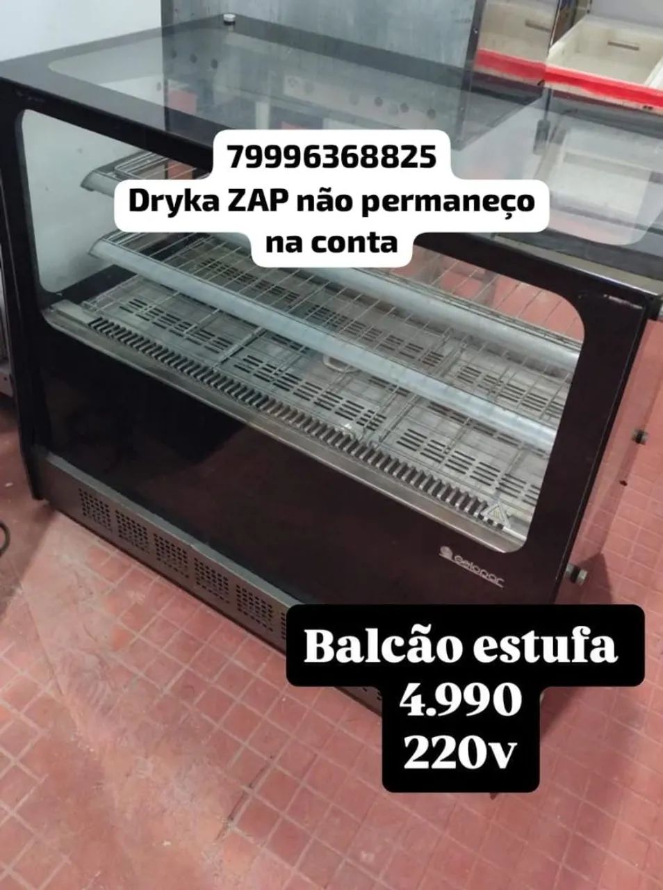 Balcão estufa top