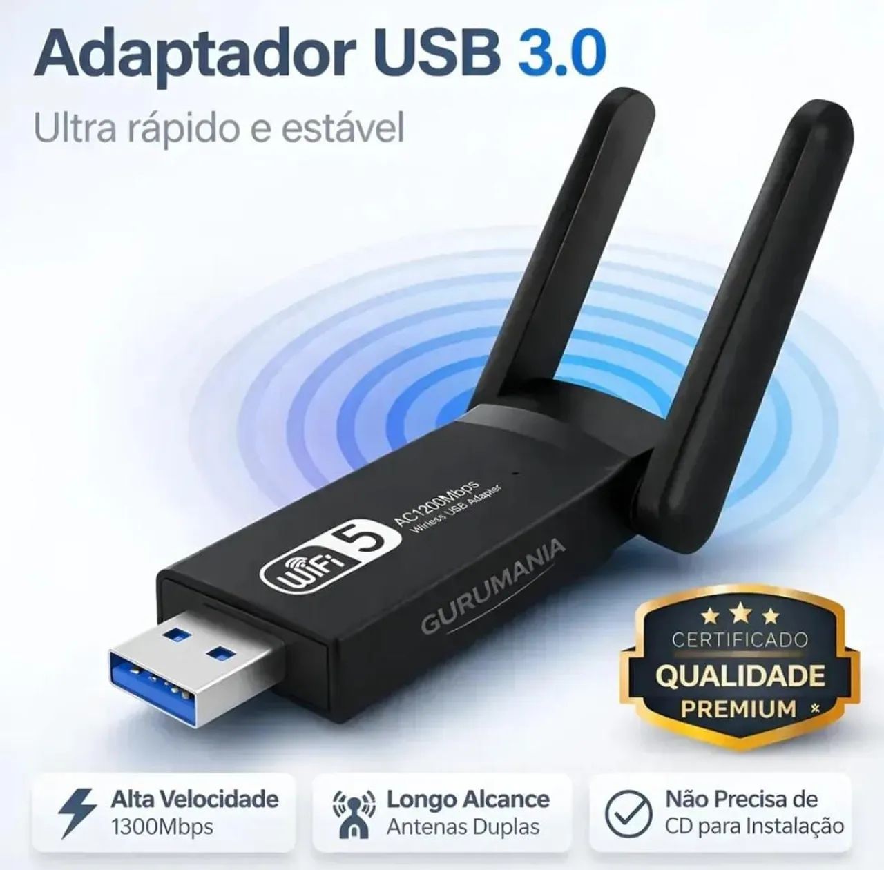 Vendo adaptador wifi, USB 3.0