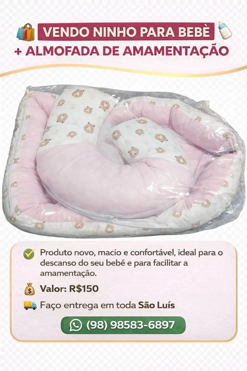 Ninho e almofada de amamentação 