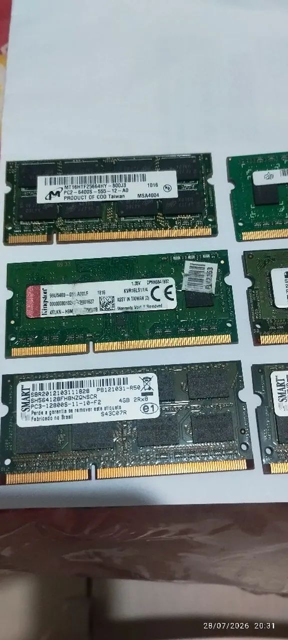 Vende memória RAM ddr3 e DDR2  - Foto 2