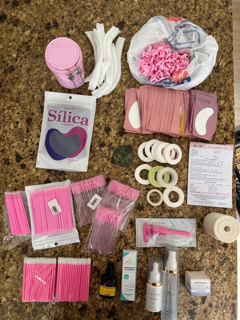 Kit para alongamento de cílios  - Foto 4