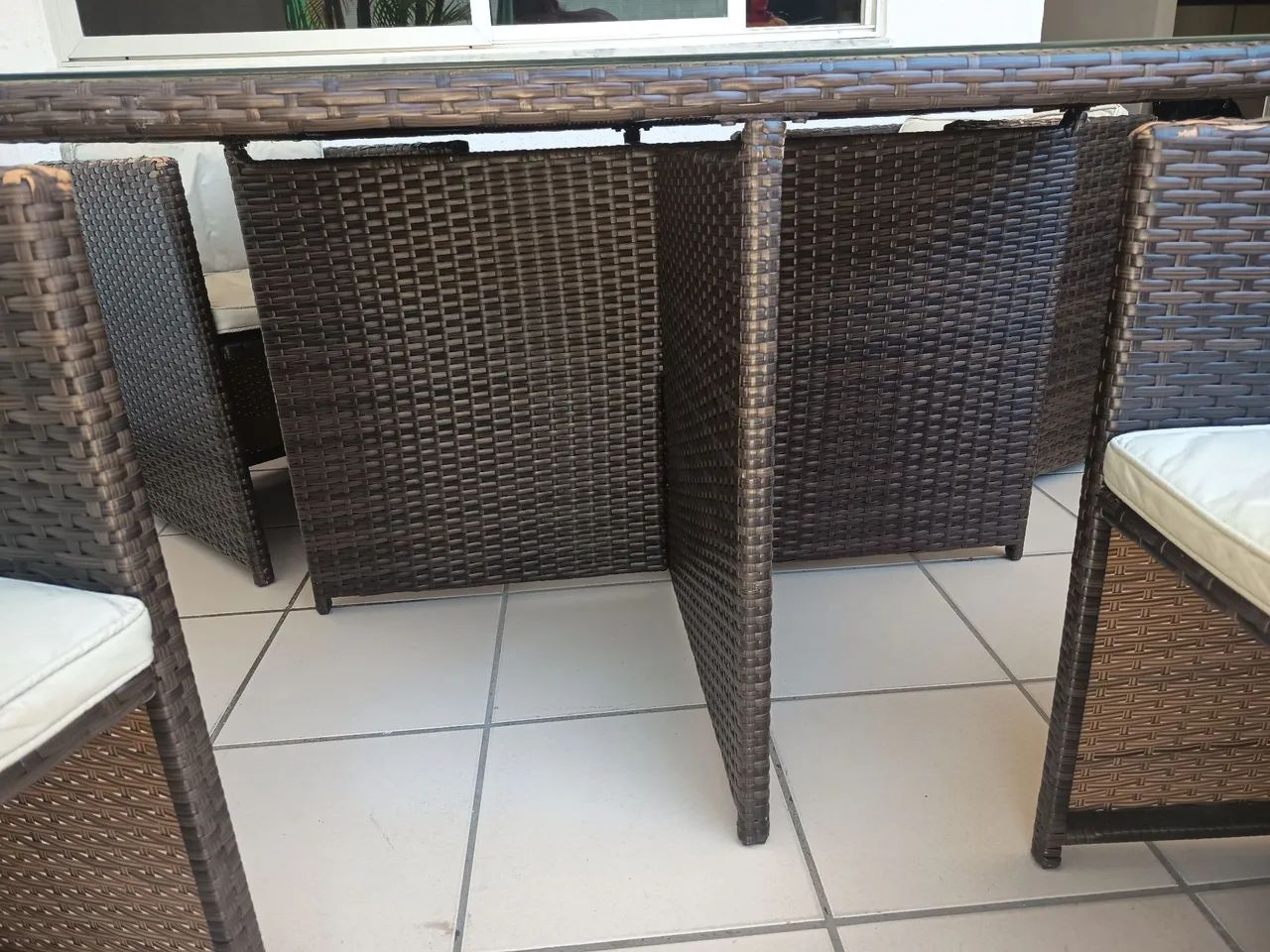 Mesa de área externa , com 4 cadeiras  - Foto 3