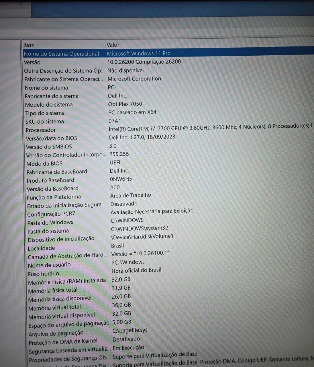 Computador Dell Core i7 7a Geração 32 de ram - Foto 4
