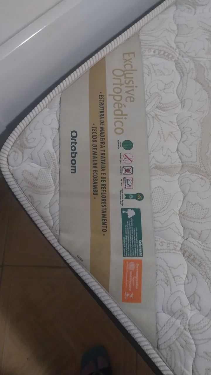Cama e Colchão Ortopédico Ortobom 
