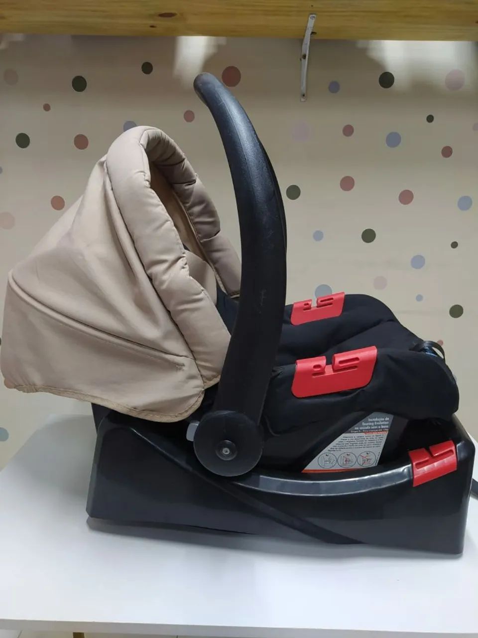 Bebê conforto com Base | Burigotto Touring Evolution  - Foto 3