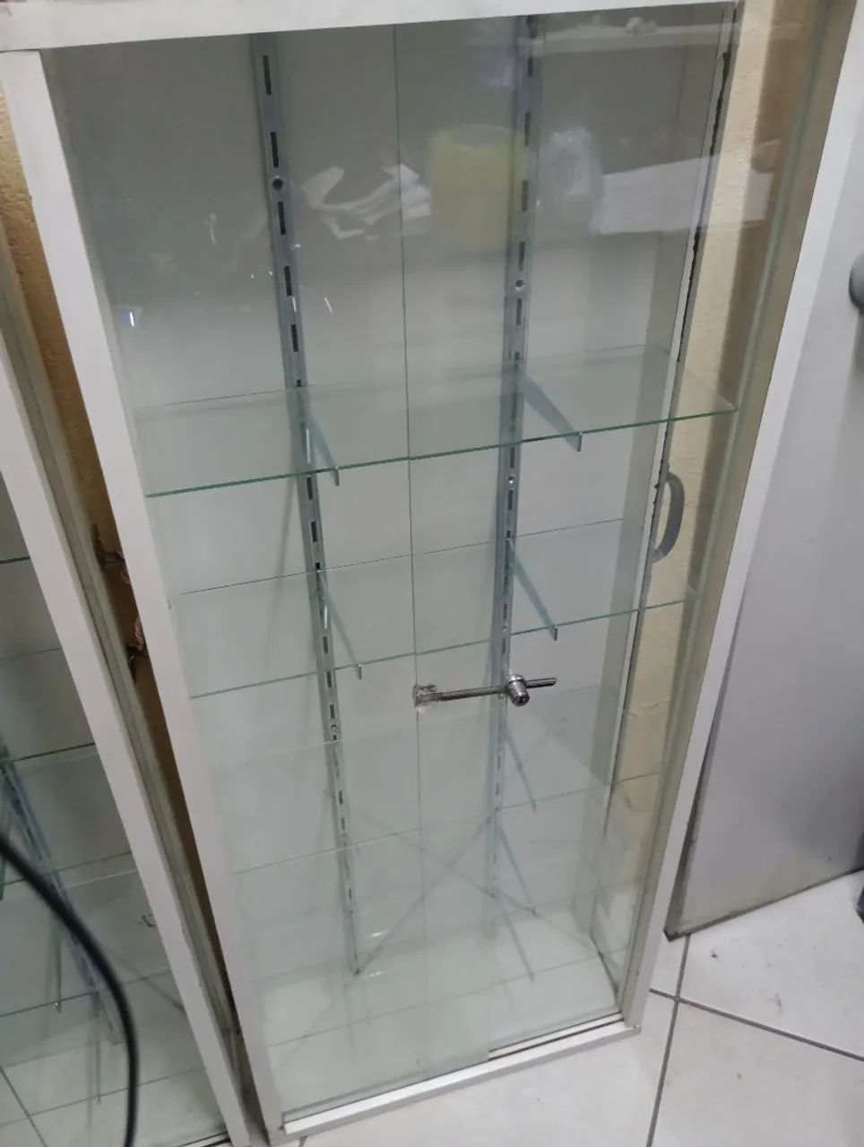 Vitrine de exposição de loja