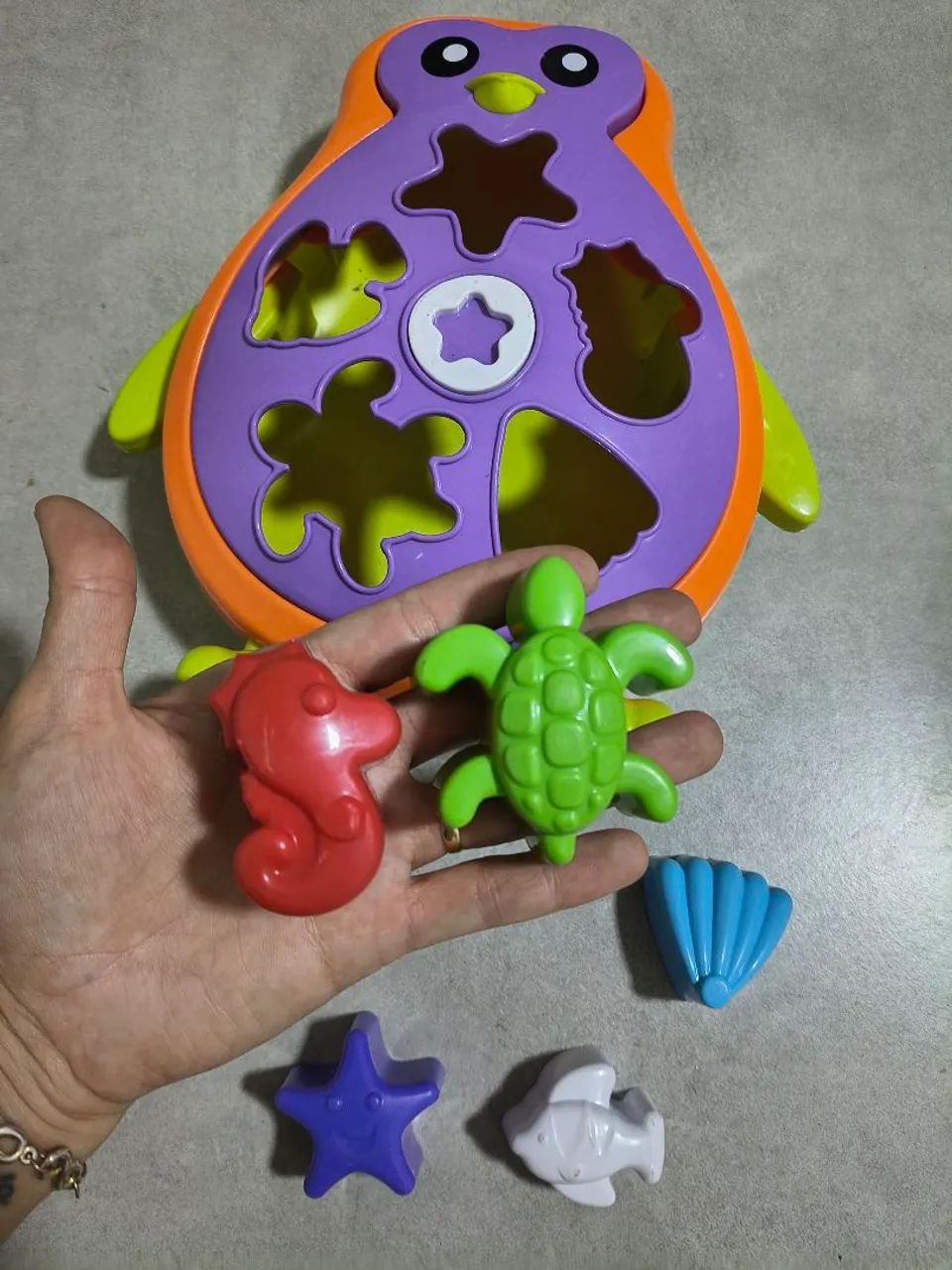 Brinquedo de encaixe completo POUCO USADO  - Foto 2