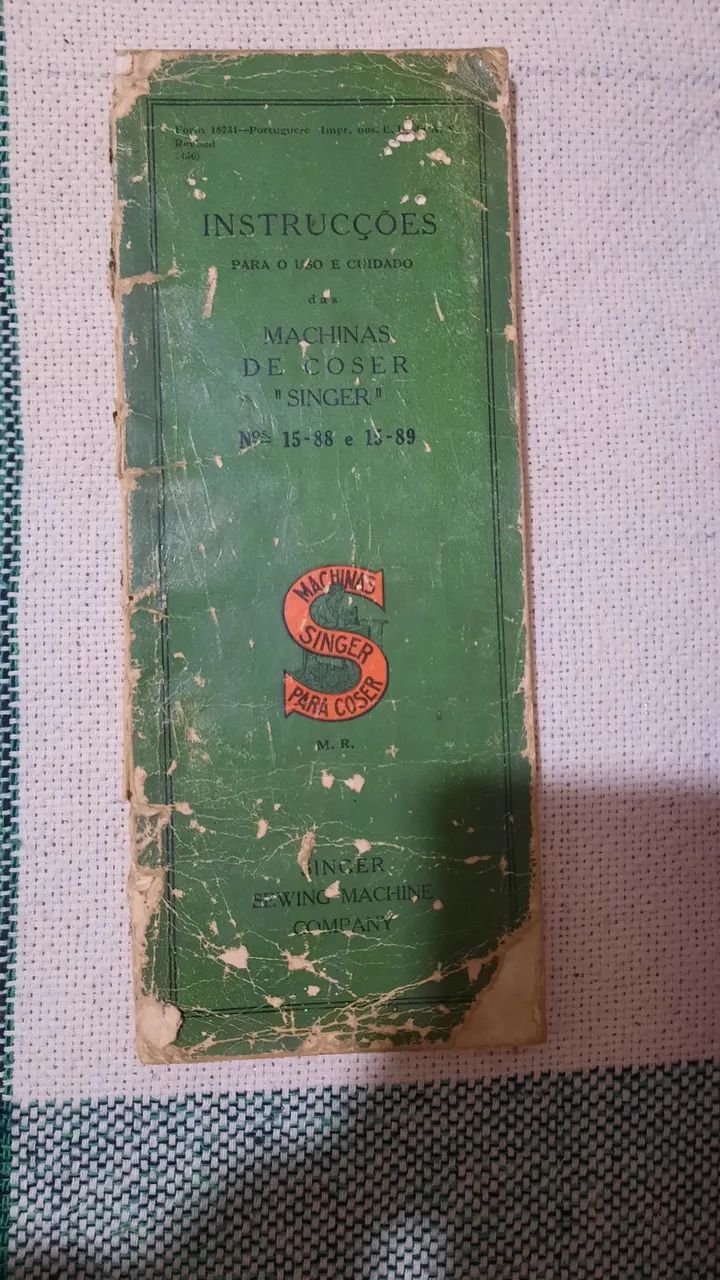 Manual de Instruções Máquina de Costura Singer 15c 1936 (Usado) - Foto 2